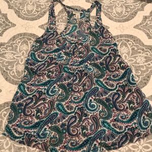 Old Navy paisley print tank